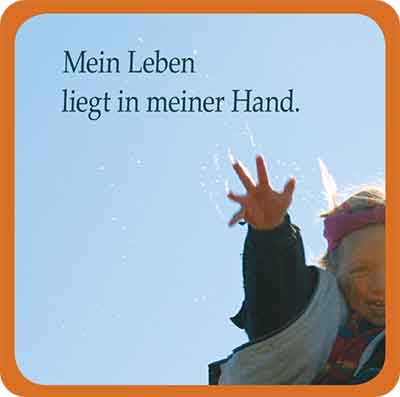 Ich bin da. Affirmationen